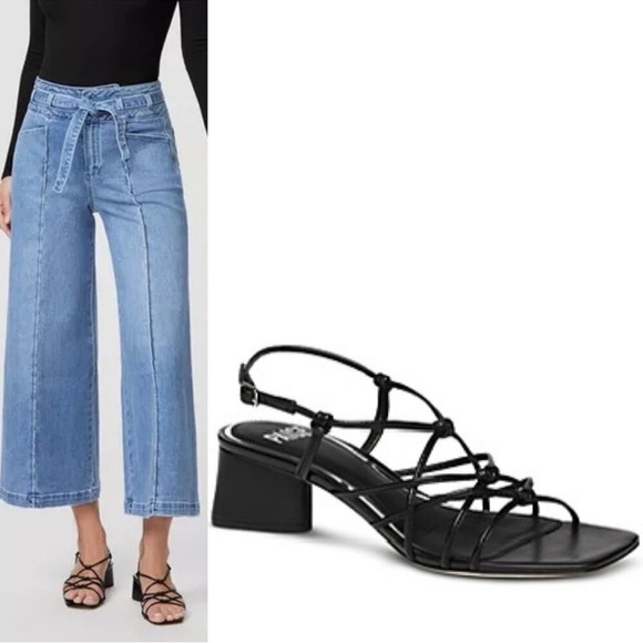 PAIGE | Women's Gianna Square Toe Strappy
Block Heel Sandals - Picture 1 of 5